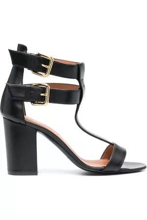 Via Roma Women Sandals - 80mm open-toe sandals - Black