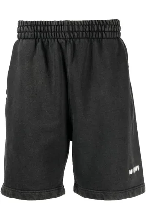 MISBHV Community logo-print track shorts