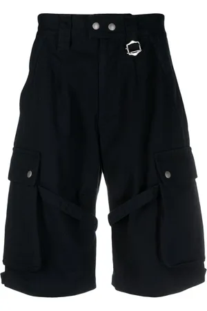 Isabel Marant Strap-detailing cotton cargo shorts
