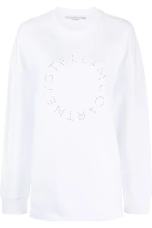 Stella McCartney Rhinestone-embellished logo sweatshirt