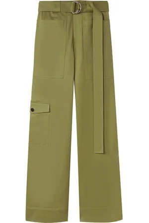 Daria Utility cropped cotton-blend poplin wide-leg pants