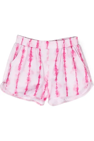 Le pandorine Tie-dye print shorts