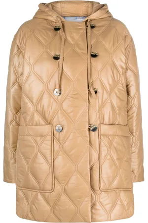 Ganni Quilted hooded jacket