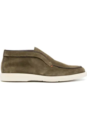 santoni Slip-on suede boots