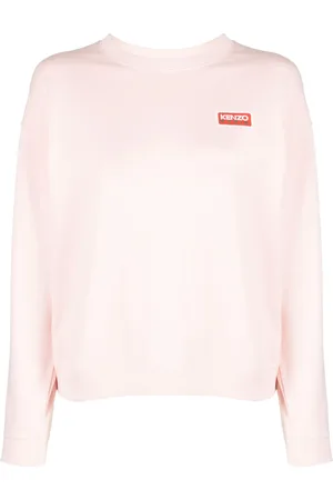 Kenzo Logo-embroidered cotton sweatshirt