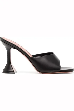 Amina Muaddi 95mm Lupita leather mules