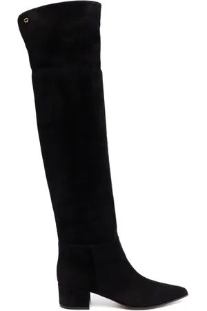 Gianvito Rossi Knee-high suede boots