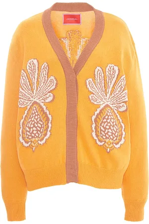 La DoubleJ Pineapple-print cardigan