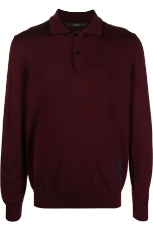 BILLIONAIRE Merino-blend polo jumper