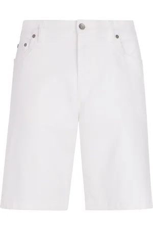Dolce & Gabbana Logo-plaque denim shorts