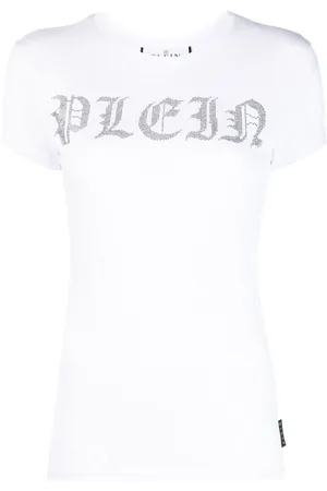 Philipp Plein Embellished snake-print T-shirt - Farfetch