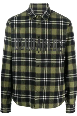 Dsquared2 Plaid-print flannel shirt