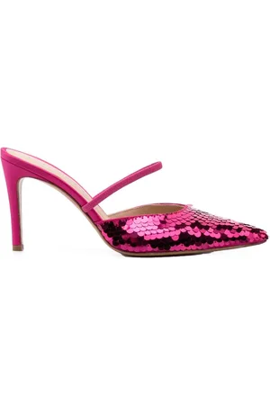 ROBERTO FESTA 90mm sequin pointed mules
