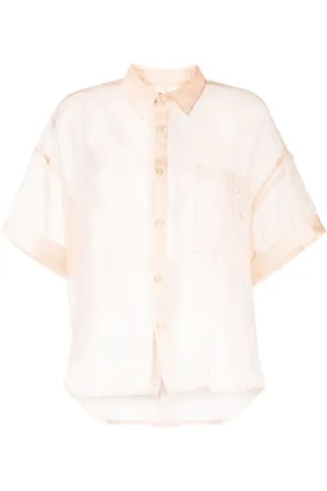 Izzue Short-sleeve transparent blouse
