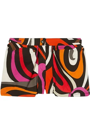 Puccini Graphic-print mini shorts