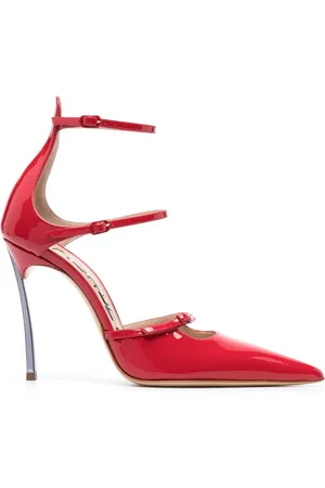 Casadei Super Blade Rachel 100mm leather pumps