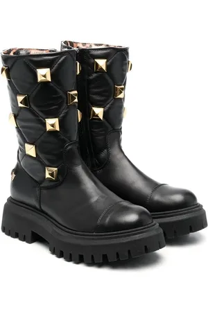 Philipp Plein 40mm studded leather boots