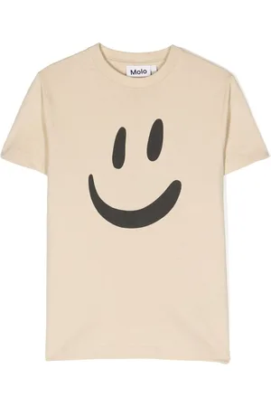 Molo Roxo smiley-face print T-shirt