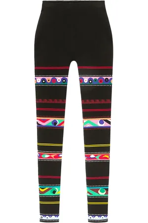 Puccini Abstract-print stirrup leggings