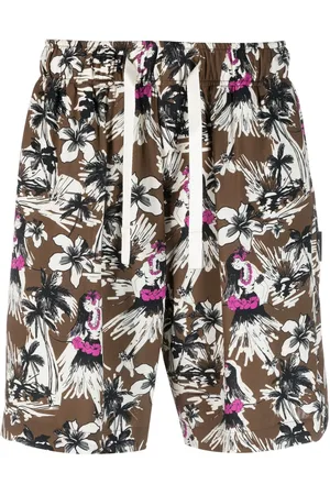 Palm Angels All-over graphic-print shorts