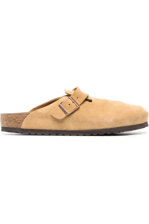 Birkenstock Boston "Latte Cream" clogs