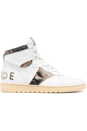Rhude Panelled high-top sneakers
