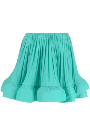 Lanvin Ruffled flared miniskirt