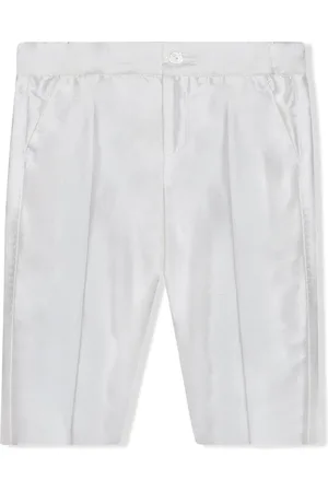 Dolce & Gabbana Piped-seam silk trousers