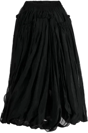 Comme des Garçons Draped full midi skirt
