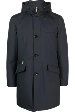 MOORER Padded long-sleeved parka