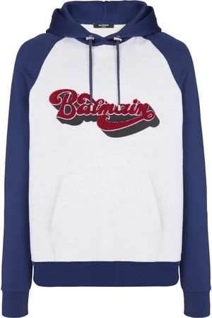 Balmain Bouclette 70s cotton hoodie