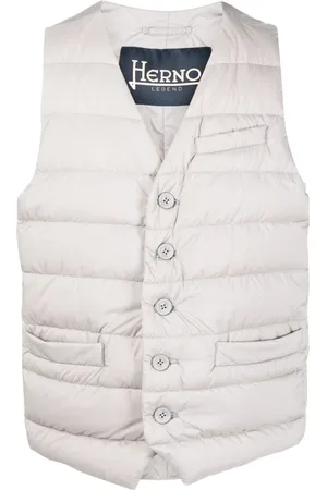 HERNO Buttoned padded gilet