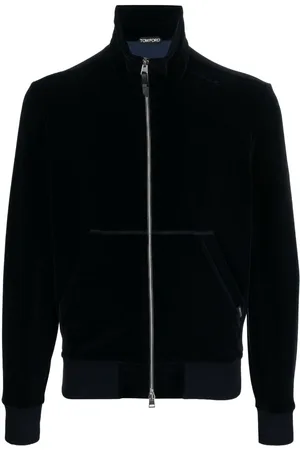 Tom ford knitted outlet sleeve bomber jacket