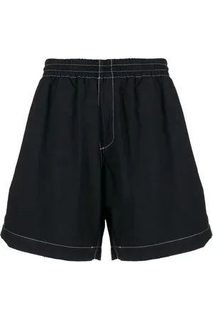 SUNNEI Contrast-stitching cotton shorts