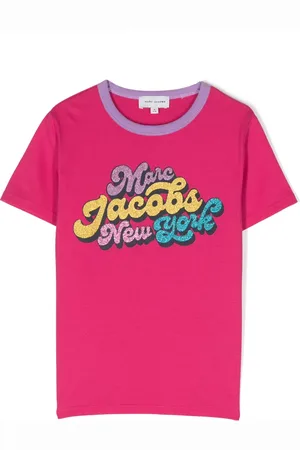 Marc Jacobs Glitter logo-print T-shirt