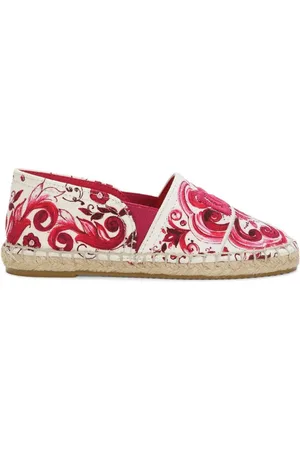 Dolce & Gabbana Majolica-print slip-on espadrilles