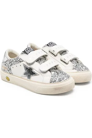 Golden Goose May touch-strap leather sneakers