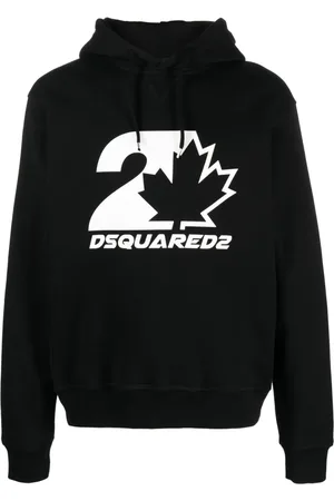 Dsquared2 Logo-print cotton drawstring hoodie
