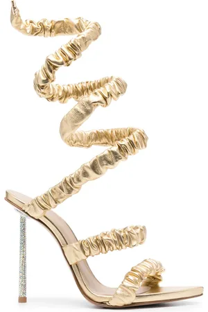 LE SILLA Fedra 120mm leather sandals