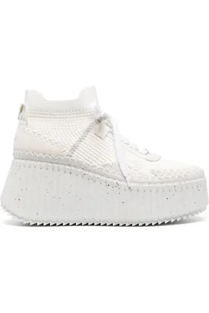 Chloé Nama platform-wedge sneakers