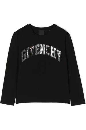Givenchy Sequinned logo long-sleeve T-shirt