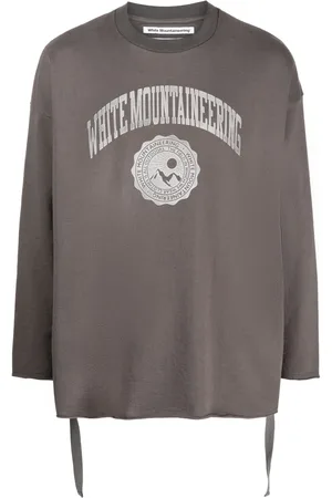 WHITE MOUNTAINEERING Logo-print draped-strap sweatshirt