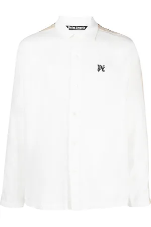 Palm Angels PA Monogram-print linen shirt