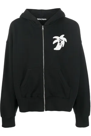 Off-White Split Shark Hoodie by Palm Angels on Sale