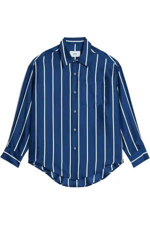 Ami Striped button-up shirt