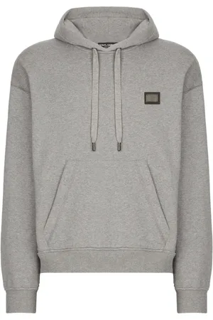 Dolce & Gabbana Logo-patch cotton hoodie