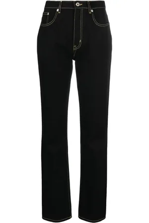 Kenzo Logo-patch straight-leg jeans