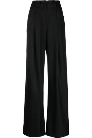 MANURI Pleat-detail two-pocket palazzo pants