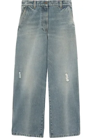 Palm Angels Paris wide-leg jeans