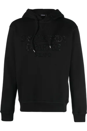 Dsquared2 Rhinestone-embellished cotton hoodie